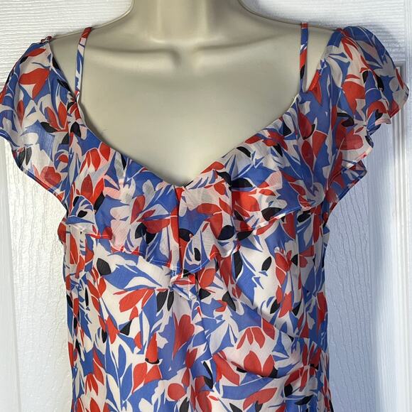 Lauren Ralph Lauren Black Label Hamisi Gown Cold Shoulder Full Length Small - Picture 7 of 16